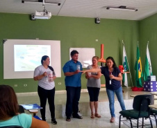 Sanepar forma multiplicadores em saneamento em Tibagi. Foto: Sanepar