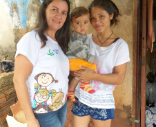 Técnicos da Secretaria de Estado da Justiça, Família e Trabalho estão percorrendo o Estado para capacitar e monitorar os visitadores e supervisores do programa Criança Feliz, que já está funcionando regularmente em 36 municípios paranaenses.Foto: Divulgação/SEJUF
