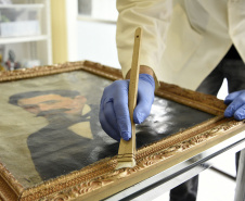 Acervo, conservação e pesquisa no Museu Casa Alfredo Andersen(MCAA).Curitiba, 13 de maio de 2019.Foto: Kraw Penas/SECC