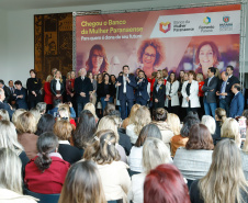 O governador Carlos Massa Ratinho Junior apresentou nesta terça-feira (24) o programa Banco da Mulher Paranaense, iniciativa do Governo do Estado para incentivar o empreendedorismo feminino em todos os setores econômicos, visando gerar mais emprego e renda no Estado.
