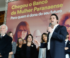 O governador Carlos Massa Ratinho Junior apresentou nesta terça-feira (24) o programa Banco da Mulher Paranaense, iniciativa do Governo do Estado para incentivar o empreendedorismo feminino em todos os setores econômicos, visando gerar mais emprego e renda no Estado.