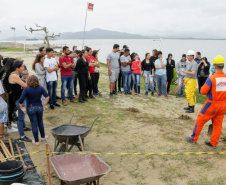 Portos formam agentes ambientais voluntários. Foto: Divulgação/Portos do Paraná