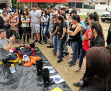 Portos formam agentes ambientais voluntários. Foto: Divulgação/Portos do Paraná