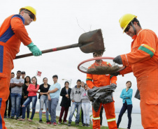 Portos formam agentes ambientais voluntários. Foto: Divulgação/Portos do Paraná