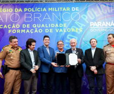 O Governo do Paraná deu início nesta quarta-feira (25) ao processo de implantação do Colégio da Polícia Militar de Pato Branco, que vai ocupar a estrutura do atual Colégio Estadual La Salle