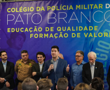 O Governo do Paraná deu início nesta quarta-feira (25) ao processo de implantação do Colégio da Polícia Militar de Pato Branco, que vai ocupar a estrutura do atual Colégio Estadual La Salle