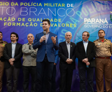 O Governo do Paraná deu início nesta quarta-feira (25) ao processo de implantação do Colégio da Polícia Militar de Pato Branco, que vai ocupar a estrutura do atual Colégio Estadual La Salle