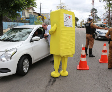 Curitiba, 25 de Setembro de 2019. Blitz Educativa Semana Nacional do Trânsito. 