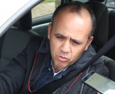 Curitiba, 25 de Setembro de 2019. Blitz Educativa Semana Nacional do Trânsito. Foto: Entrevista Marcelo Gomes de Oliveira.