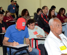 Aconteceu nesta sexta-feira (27) a 43ª Reunião Ordinária do Conselho Estadual das Cidades (Concidades). Uma das questões principais foi a intensificação das atividades a partir da sua restruturação e de programas de qualificação dos seus integrantes. Foto: Divulgação/SEDU