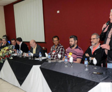 Aconteceu nesta sexta-feira (27) a 43ª Reunião Ordinária do Conselho Estadual das Cidades (Concidades). Uma das questões principais foi a intensificação das atividades a partir da sua restruturação e de programas de qualificação dos seus integrantes. Foto: Divulgação/SEDU