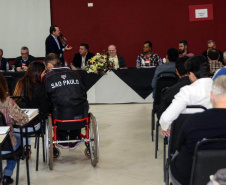 Aconteceu nesta sexta-feira (27) a 43ª Reunião Ordinária do Conselho Estadual das Cidades (Concidades). Uma das questões principais foi a intensificação das atividades a partir da sua restruturação e de programas de qualificação dos seus integrantes. Foto: Divulgação/SEDU