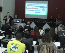 Aconteceu nesta sexta-feira (27) a 43ª Reunião Ordinária do Conselho Estadual das Cidades (Concidades). Uma das questões principais foi a intensificação das atividades a partir da sua restruturação e de programas de qualificação dos seus integrantes. Foto: Divulgação/SEDU