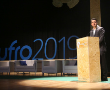 Governador Carlos Massa Ratinho Junior participa da abertura do XXV Congresso Mundial da IUFRO que aconteceu na Expo Unimed Curitiba. Curitiba,30/09/2019 Foto:Jaelson Lucas / AEN