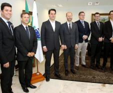 Governador Carlos Massa Ratinho Junior recebe o embaixador da Finlândia, Jouko Leinonen. Curitiba,01/10/2019 Foto:Jaelson Lucas / AEN