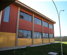 Obras do Colégio Estadual Ribeirão Grande no Jardim Paulista em Campina Grande do Sul. 30/09/2019  -  Foto: Geraldo Bubniak/AEN