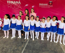 Começou nesta quarta-feira (2) em Coronel Domingo Soares e Cândido de Abreu o Paraná Rosa, campanha que vai passar por 43 municípios do Estado levando ações de prevenção e promoção do cuidado integral à saúde das mulheres. Foto: Divulgação/SESA