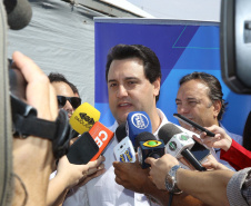 Governador Carlos Massa Ratinho Junior em Londrina. Londrina,03/10/2019 Foto:Jaelson Lucas / AEN