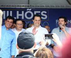 Governador Carlos Massa Ratinho Junior em Londrina. Londrina,03/10/2019 Foto:Jaelson Lucas / AEN