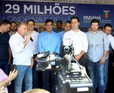 Governador Carlos Massa Ratinho Junior em Londrina. Londrina,03/10/2019 Foto:Jaelson Lucas / AEN