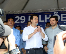 Governador Carlos Massa Ratinho Junior em Londrina. Londrina,03/10/2019 Foto:Jaelson Lucas / AEN