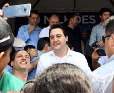 Governador Carlos Massa Ratinho Junior em Londrina. Londrina,03/10/2019 Foto:Jaelson Lucas / AEN