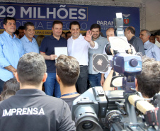 Governador Carlos Massa Ratinho Junior em Londrina. Londrina,03/10/2019 Foto:Jaelson Lucas / AEN