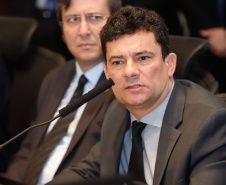 O governador Carlos Massa Ratinho Junior abriu nesta sexta-feira (04) a reunião do Conselho Nacional dos Secretários de Estado da Justiça, da Cidadania, Direitos Humanos e Administração Penitenciária (Consej), realizada no Palácio Iguaçu, em Curitiba. 