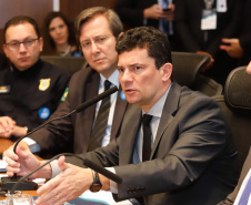 O governador Carlos Massa Ratinho Junior abriu nesta sexta-feira (04) a reunião do Conselho Nacional dos Secretários de Estado da Justiça, da Cidadania, Direitos Humanos e Administração Penitenciária (Consej), realizada no Palácio Iguaçu, em Curitiba. 