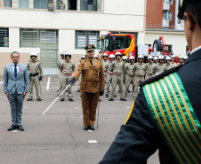 Curitiba, 08 de Outubro de 2019. Solenidade em Comemoração ao Aniversário do Corpo de Bombeiros