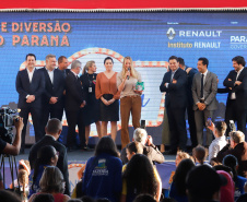 O governador Carlos Massa Ratinho Junior lança nesta quarta-feira (09) o projeto Cinema na Praça, que beneficiará cidades com até dez mil habitantes que não têm cinemas de rua ou em centros comerciais, no Palácio Iguaçu, em Curitiba.  09/10/2019 