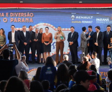 O governador Carlos Massa Ratinho Junior lança nesta quarta-feira (09) o projeto Cinema na Praça, que beneficiará cidades com até dez mil habitantes que não têm cinemas de rua ou em centros comerciais, no Palácio Iguaçu, em Curitiba.  09/10/2019 