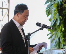 O governador Carlos Massa Ratinho Júnior inaugura nesta quinta-feira (10) , o viaduto da BR-277 e as obras de ampliação do Terminal de Contêineres de Paranaguá (TCP).Paranaguá, 09/10/2019 -  Foto: Geraldo Bubniak/AEN