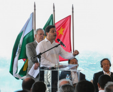 O governador Carlos Massa Ratinho Júnior inaugura nesta quinta-feira (10) , o viaduto da BR-277 e as obras de ampliação do Terminal de Contêineres de Paranaguá (TCP).Paranaguá, 09/10/2019 -  Foto: Geraldo Bubniak/AEN