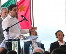 O governador Carlos Massa Ratinho Júnior inaugura nesta quinta-feira (10) , o viaduto da BR-277 e as obras de ampliação do Terminal de Contêineres de Paranaguá (TCP).Paranaguá, 09/10/2019 -  Foto: Geraldo Bubniak/AEN