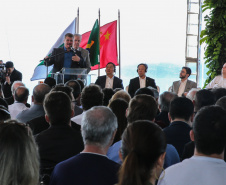 O governador Carlos Massa Ratinho Júnior inaugura nesta quinta-feira (10) , o viaduto da BR-277 e as obras de ampliação do Terminal de Contêineres de Paranaguá (TCP).Paranaguá, 09/10/2019 -  Foto: Geraldo Bubniak/AEN