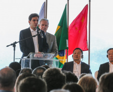 O governador Carlos Massa Ratinho Júnior inaugura nesta quinta-feira (10) , o viaduto da BR-277 e as obras de ampliação do Terminal de Contêineres de Paranaguá (TCP).Paranaguá, 09/10/2019 -  Foto: Geraldo Bubniak/AEN
