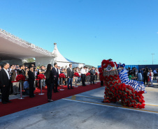 O governador Carlos Massa Ratinho Júnior inaugura nesta quinta-feira (10) , o viaduto da BR-277 e as obras de ampliação do Terminal de Contêineres de Paranaguá (TCP).Paranaguá, 09/10/2019 -  Foto: Geraldo Bubniak/AEN