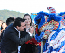 O governador Carlos Massa Ratinho Júnior inaugura nesta quinta-feira (10) , o viaduto da BR-277 e as obras de ampliação do Terminal de Contêineres de Paranaguá (TCP).Paranaguá, 09/10/2019 -  Foto: Geraldo Bubniak/AEN