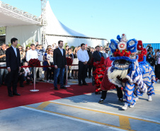 O governador Carlos Massa Ratinho Júnior inaugura nesta quinta-feira (10) , o viaduto da BR-277 e as obras de ampliação do Terminal de Contêineres de Paranaguá (TCP).Paranaguá, 09/10/2019 -  Foto: Geraldo Bubniak/AEN