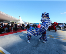 O governador Carlos Massa Ratinho Júnior inaugura nesta quinta-feira (10) , o viaduto da BR-277 e as obras de ampliação do Terminal de Contêineres de Paranaguá (TCP).Paranaguá, 09/10/2019 -  Foto: Geraldo Bubniak/AEN