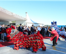 O governador Carlos Massa Ratinho Júnior inaugura nesta quinta-feira (10) , o viaduto da BR-277 e as obras de ampliação do Terminal de Contêineres de Paranaguá (TCP).Paranaguá, 09/10/2019 -  Foto: Geraldo Bubniak/AEN