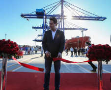O governador Carlos Massa Ratinho Júnior inaugura nesta quinta-feira (10) , o viaduto da BR-277 e as obras de ampliação do Terminal de Contêineres de Paranaguá (TCP).Paranaguá, 09/10/2019 -  Foto: Geraldo Bubniak/AEN
