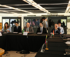 O ministro da Cidadania, Osmar Terra, participa nesta sexta-feira (11) da 4ª Reunião de Ministros da Cultura do BRICS, no Museu Oscar Niemeyer  em Curitiba.  07/10/2019  -  Foto: Geraldo Bubniak/AEN