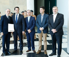 Governador Carlos Massa Ratinho Junior recebe os Ministros da Cultura do BRICS. 