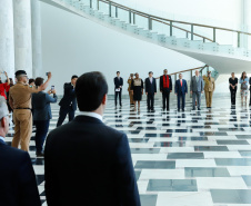 Governador Carlos Massa Ratinho Junior recebe os Ministros da Cultura do BRICS. 