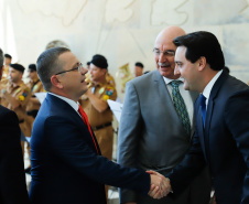 Governador Carlos Massa Ratinho Junior recebe os Ministros da Cultura do BRICS. 