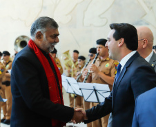Governador Carlos Massa Ratinho Junior recebe os Ministros da Cultura do BRICS. 