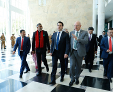Governador Carlos Massa Ratinho Junior recebe os Ministros da Cultura do BRICS. 