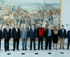 Governador Carlos Massa Ratinho Junior recebe os Ministros da Cultura do BRICS. 